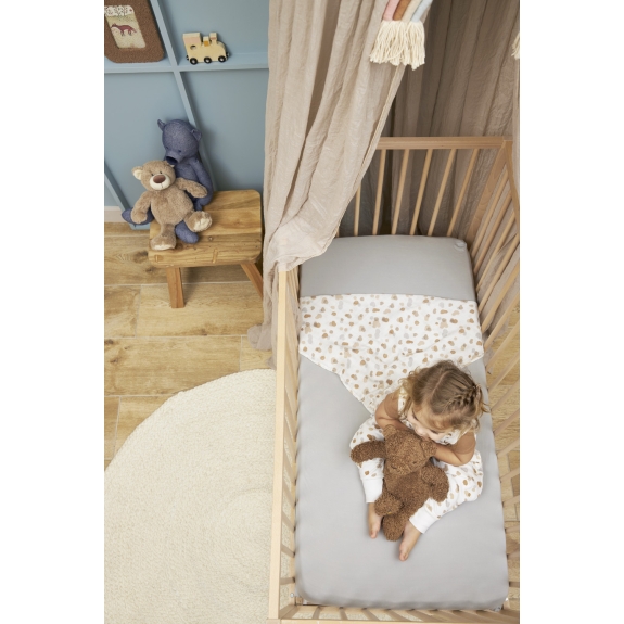 Meyco - Hoeslaken Juniorbed Jersey Light Grey 70x140cm