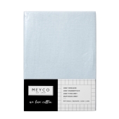 Meyco - Hoeslaken Juniorbed Light Blue - 70x140cm