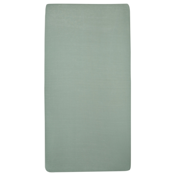 Juniorbed Hoeslaken Jersey Uni - Stone Green - 70x140cm