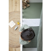 Hoeslaken Juniorbed Jersey Uni - Bosgroen - 70x140cm