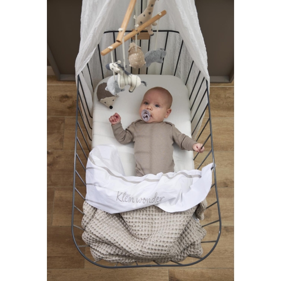 Hoeslaken Wieg 2-Pack Jersey Uni - White - 40x80/90cm