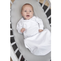 Wieg Hoeslaken 2-pack Jersey Uni - Licht Grijs - 40x80/9