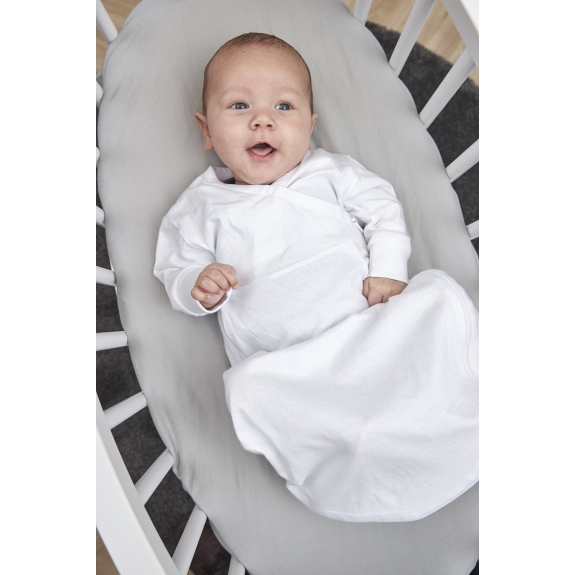 Wieg Hoeslaken 2-pack Jersey Uni - Licht Grijs - 40x80/9