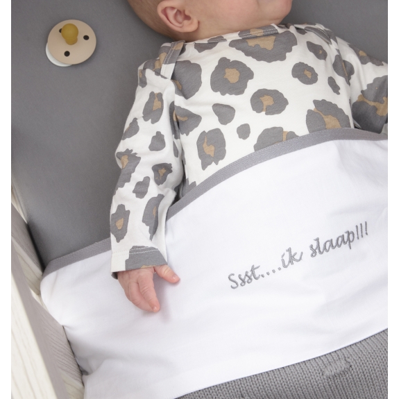 Meyco - Hoeslaken Wieg Jersey Grijs 2-Pack - 40x80/90cm