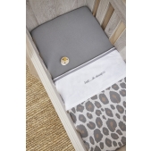 Meyco - Hoeslaken Wieg Jersey Grijs 2-Pack - 40x80/90cm