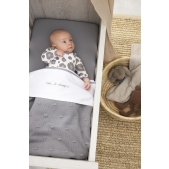 Co-sleeper Hoeslaken 2-pack Jersey Uni - Grijs - 50x90cm