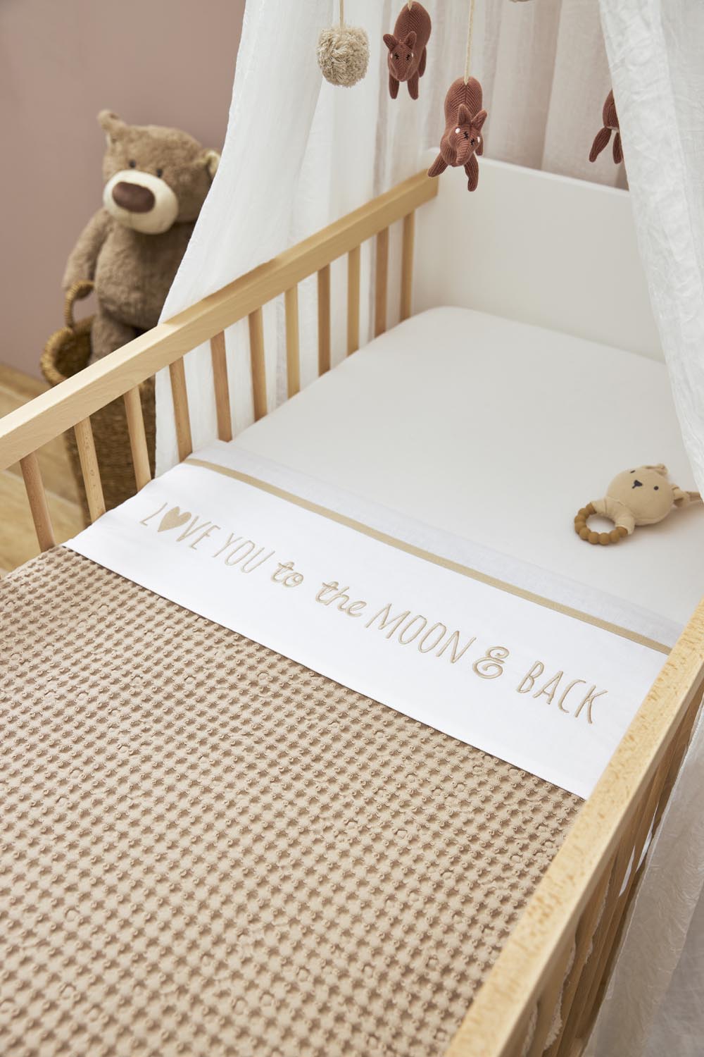 Hoeslaken Ledikant 2-Pack Jersey Uni - Offwhite - 60x120