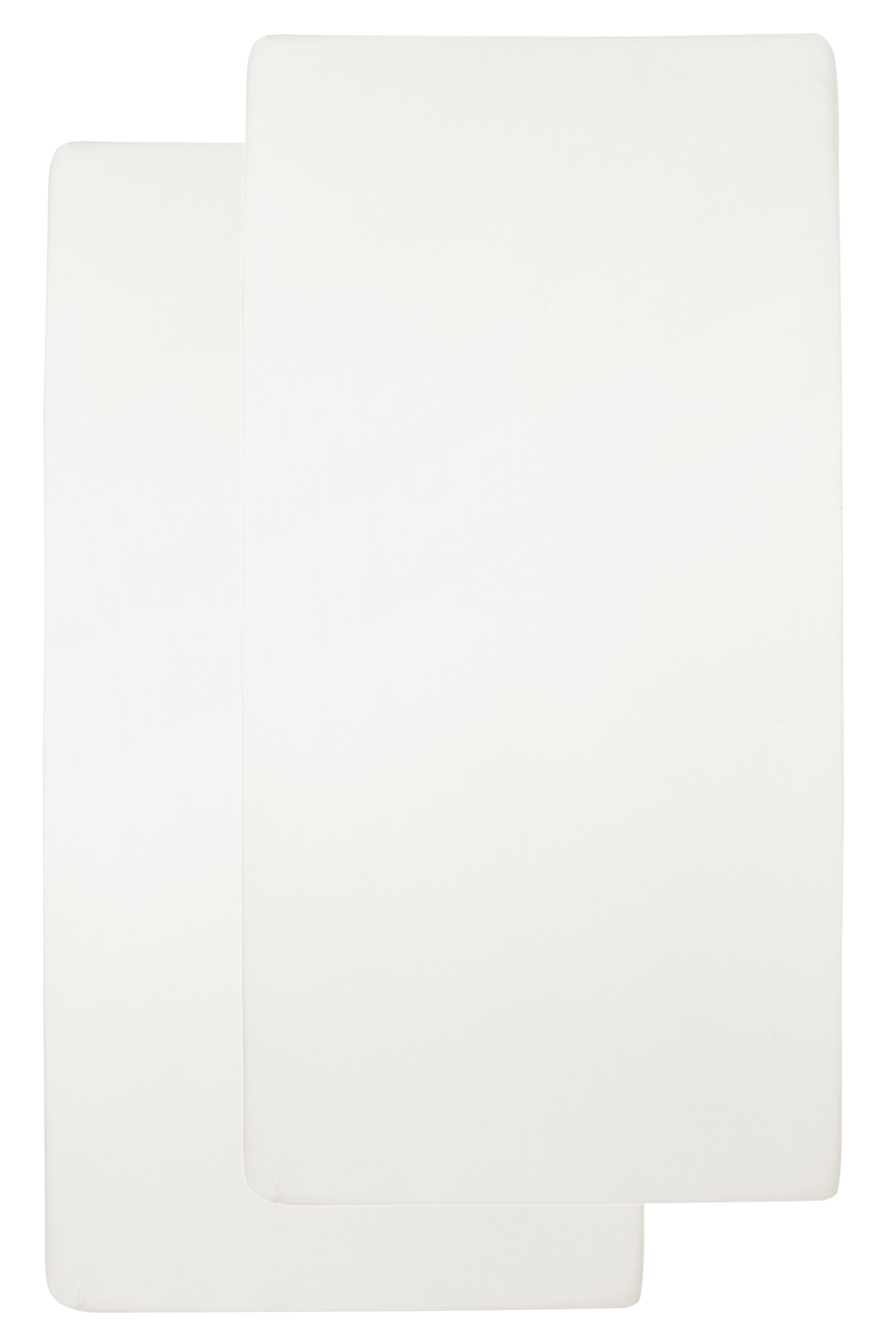 Juniorbed Hoeslaken 2-Pack Jersey Uni - Offwhite - afbeelding 4