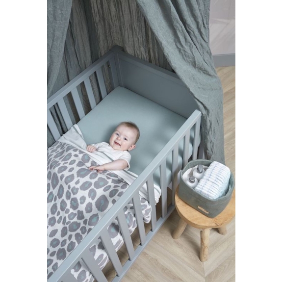 Hoeslaken Juniorbed 2-Pack Stone Green 70x140/150cm