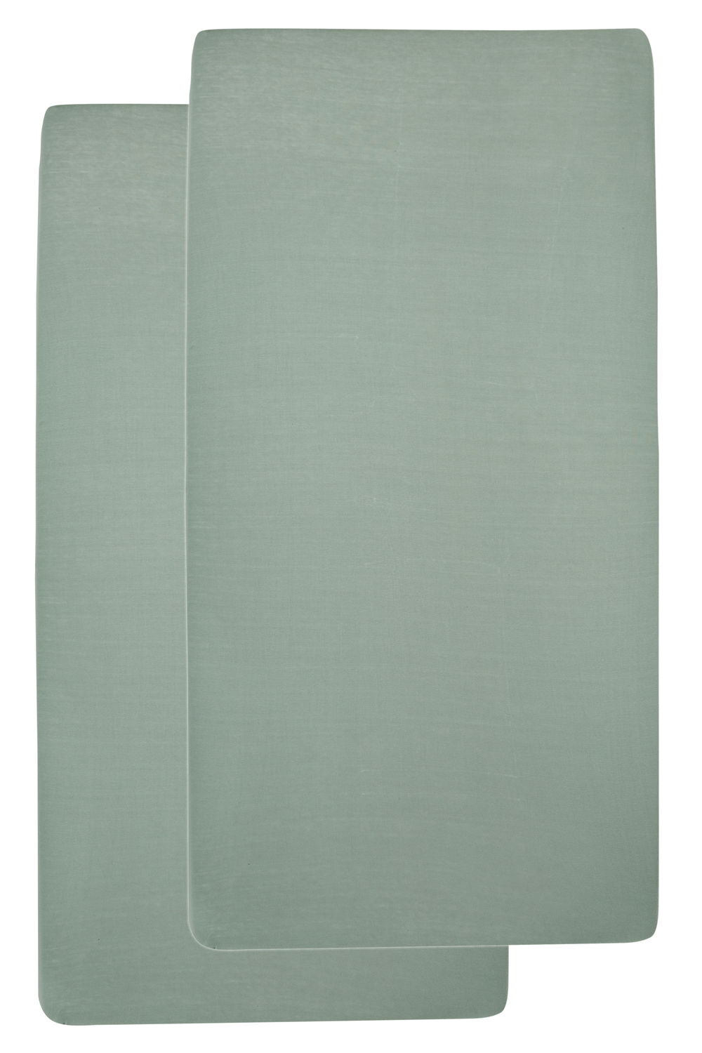 Hoeslaken Juniorbed 2-Pack Stone Green 70x140/150cm - afbeelding 3