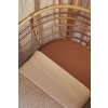 Meyco - Wieg Hoeslaken Jersey Uni - Camel - 40x80/90cm