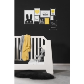 Jollein - Boxmatras Hoeslaken Jersey - 75x95 cm - Zwart