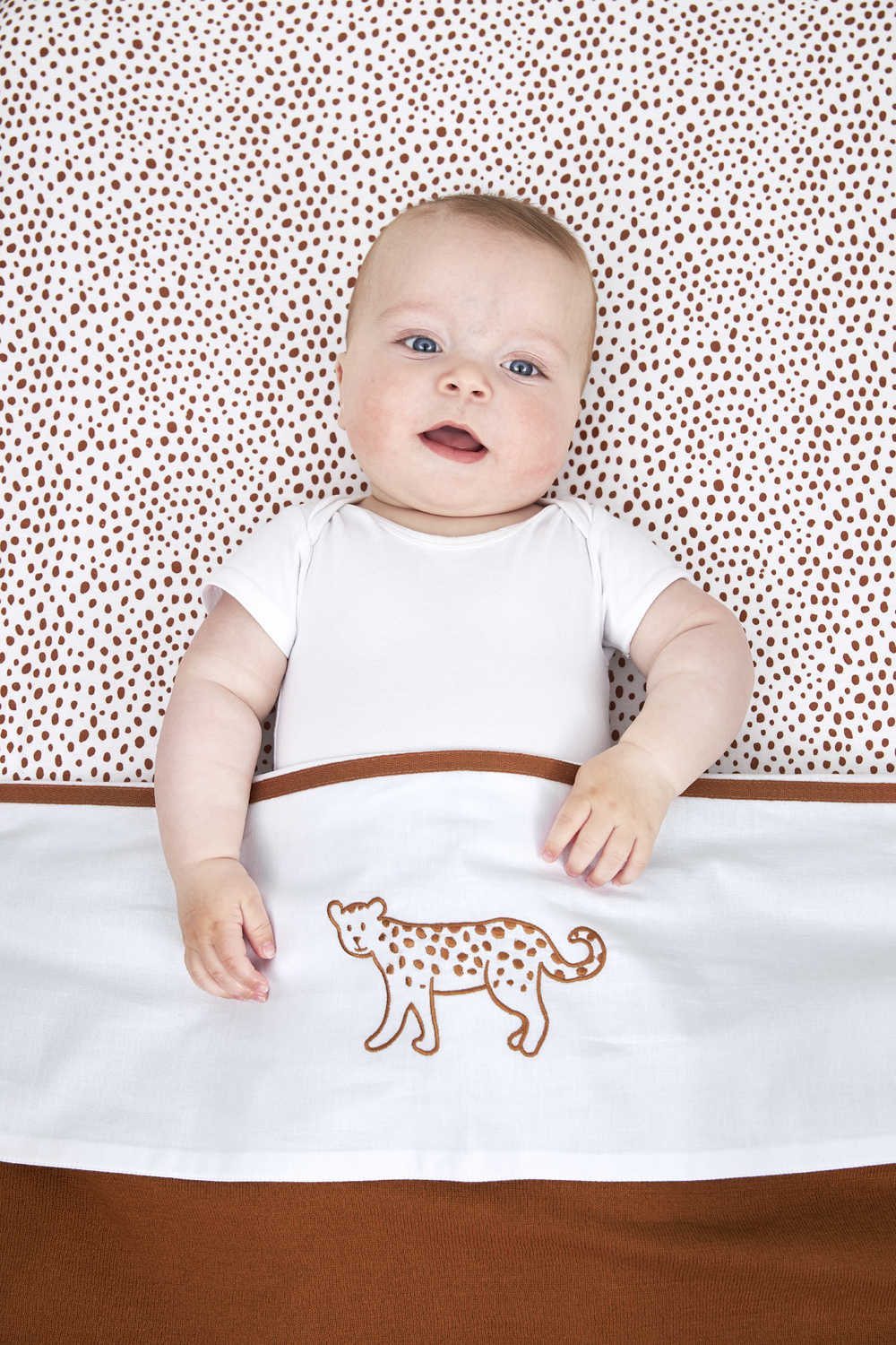 Wieg Hoeslaken Cheetah - Camel - 40x80/90cm - afbeelding 4