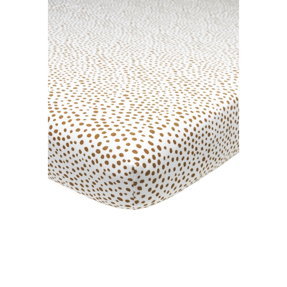 Meyco - Wieg Hoeslaken Cheetah - Camel - 40x80/90cm