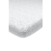 Meyco - Hoeslaken Wieg Cheetah Grijs 40x80/90cm