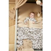 Juniorbed Hoeslaken 2-pack Jersey Uni - Sand - 70x140cm
