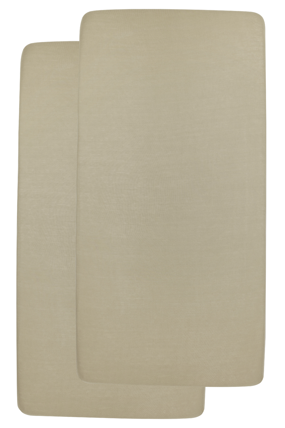 Hoeslaken Ledikant 2-Pack Taupe Jersey Uni - afbeelding 3
