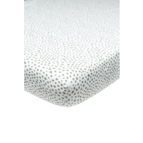 Eenpersoonsbed Hoeslaken Cheetah - forest green - 90x200