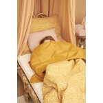 Eenpersoonsbed Hoeslaken Cheetah - honey gold - 90x200cm