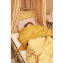 Eenpersoonsbed Hoeslaken Cheetah - honey gold - 90x200cm