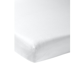 Meyco - Hoeslaken Twijfelaar Wit 120x200cm