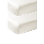 Meyco - Hoeslaken Co-sleeper 2-Pack Offwhite 50x90cm