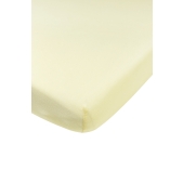 Meyco - Eenpersoonsbed Hoeslaken - Geel - 90x200cm