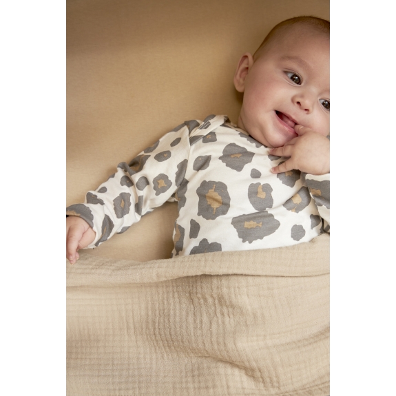 Meyco - Hoeslaken Co-sleeper 2-Pack Sand 50x90cm