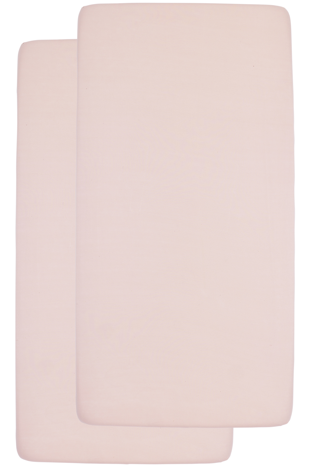 Hoeslaken Ledikant 2-Pack Jersey - Soft Pink - 60x120cm - afbeelding 3