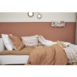 Hoeslaken Twijfelaar - Toffee - 120x200cm