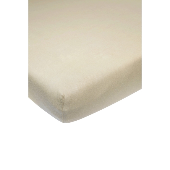 Meyco - Hoeslaken Eenpersoonsbed Sand - 90x200cm