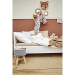 Hoeslaken Eenpersoonsbed Sand - 90x200cm