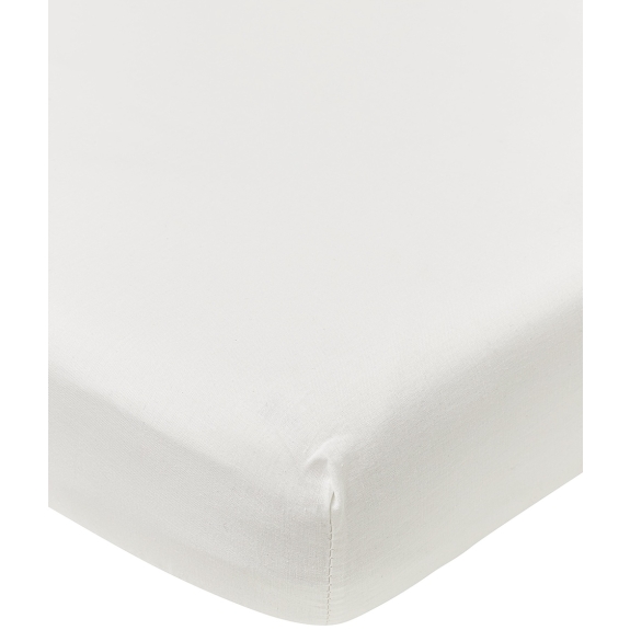 Meyco - Hoeslaken Co-sleeper Geweven - Wit - 50x90cm