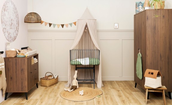 Hoeslaken Wieg Jersey Uni - Olijfgroen - 40x80/90cm