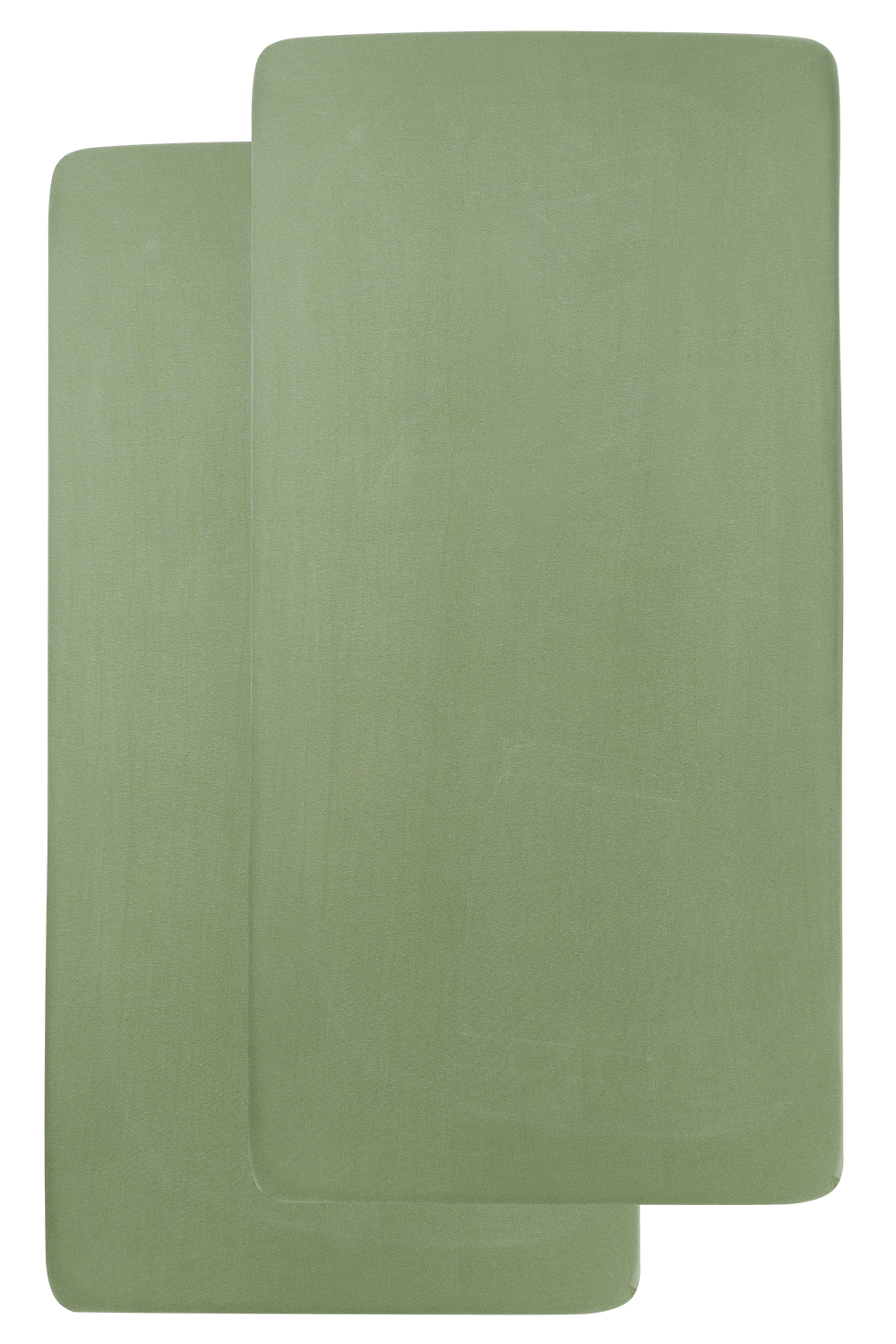 Hoeslaken Wieg Jersey Uni - Olijfgroen - 40x80/90cm - afbeelding 3