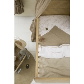 Meyco - Hoeslaken Co-sleeper Branches - Sand - 50x90cm