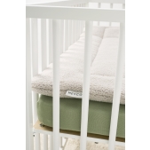 Hoeslaken Boxmatras Jersey Uni - Olijfgroen - 75x95cm