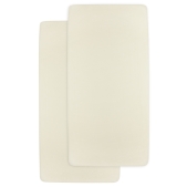 Hoeslaken Wieg 2-Pack Jersey Uni - Nature - 40x80/90cm