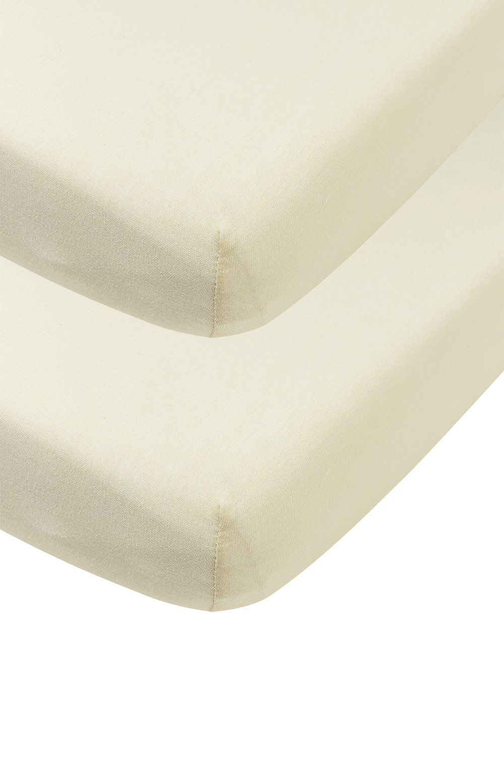 Juniorbed Hoeslaken 2-pack Nature Jersey 70x140/150cm - afbeelding 2