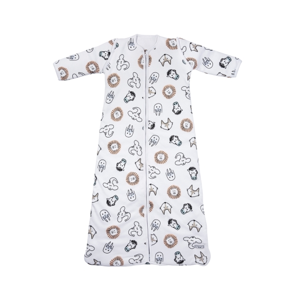 Baby Slaapzak Afritsbare Mouwen Animal - Multicolour