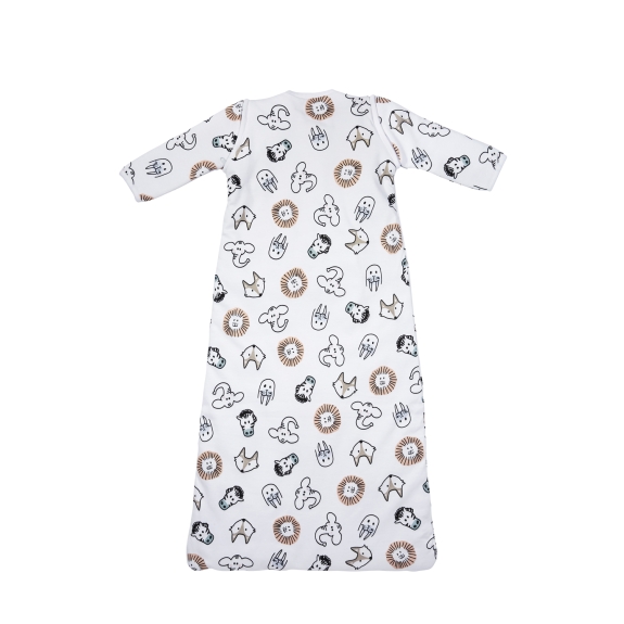 Baby Slaapzak Afritsbare Mouwen Animal Multicolour 70cm
