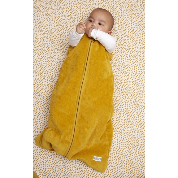 Baby Slaapzak Gevoerd Velvet - Honey Gold - 110cm