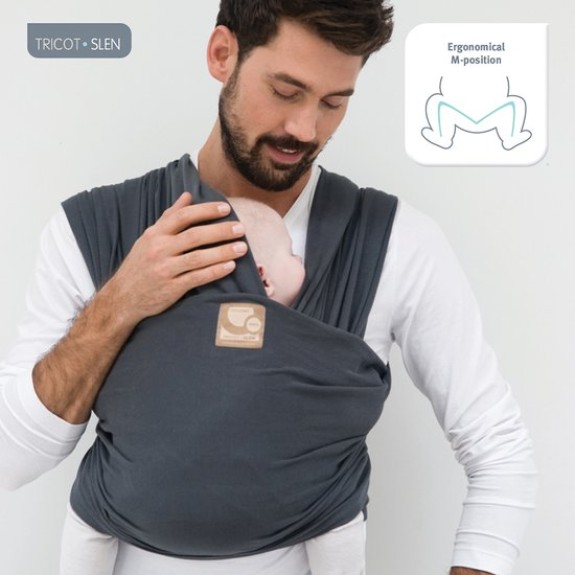 Babylonia Tricot-Slen - Draagdoek - Marineblauw