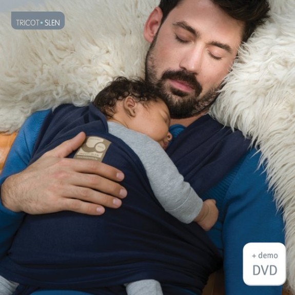 Babylonia Tricot-Slen - Draagdoek - Marineblauw