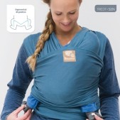 Babylonia Tricot-Slen - Draagdoek - Marineblauw