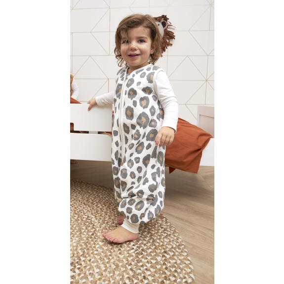 Meyco - Baby Winter Slaapoverall Panter - 104cm