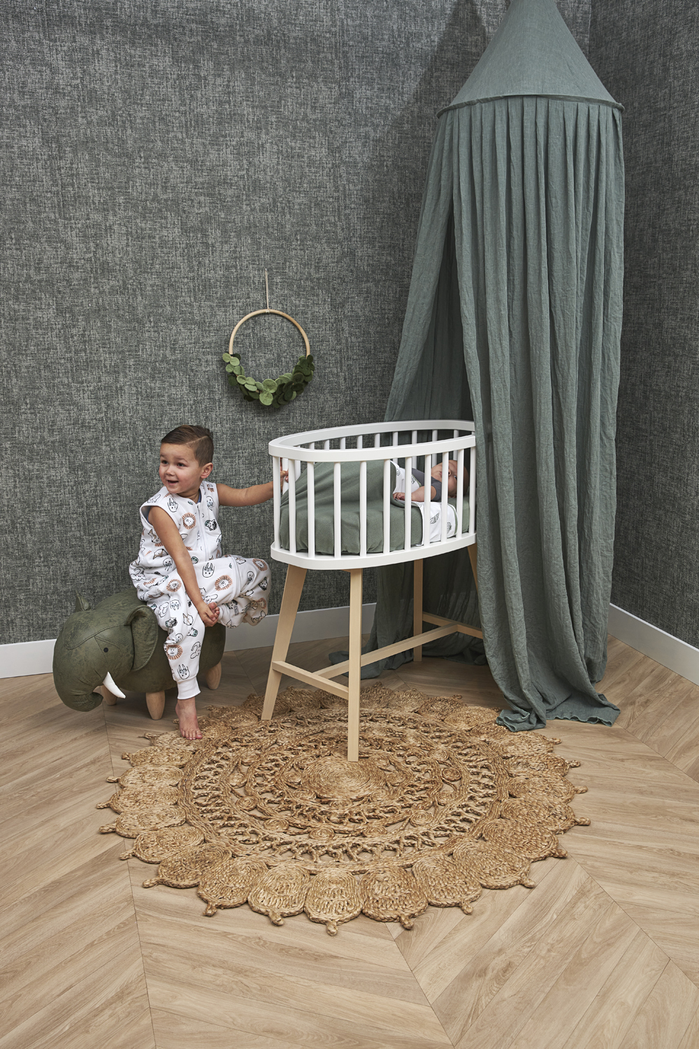 Winter Baby Slaapoverall Jumper Animal - Multicolour - 8