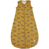 Rond Gevoerde Baby Slaapzak Zebra Animal - Honey Gold