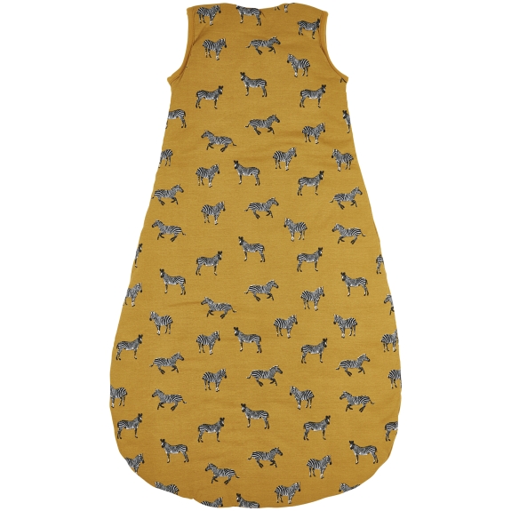 Rond Gevoerde Baby Slaapzak Zebra Animal - Honey Gold