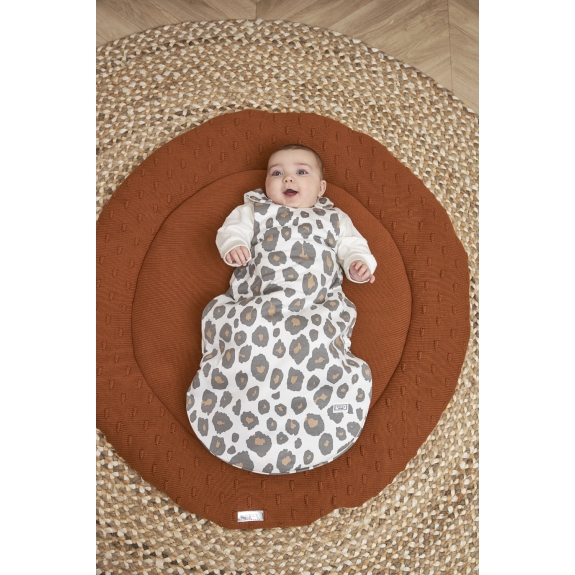 Meyco - Baby Slaapzak Gevoerd Panter - Neutral - 110cm